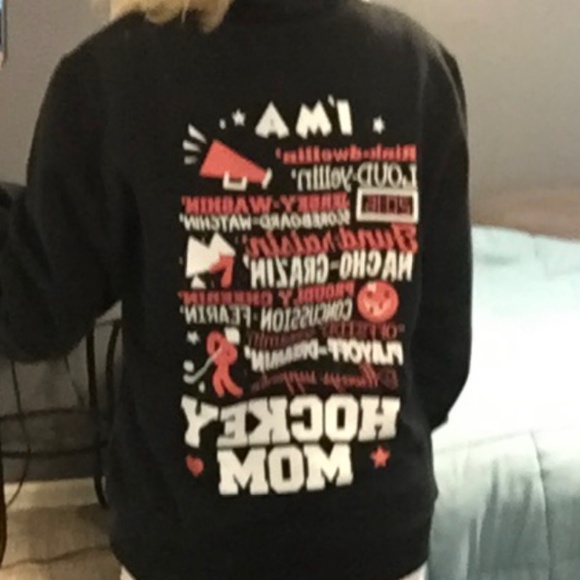 NWT, Hockey Mom 1/4 zip sweatshirt - Picture 4 of 4